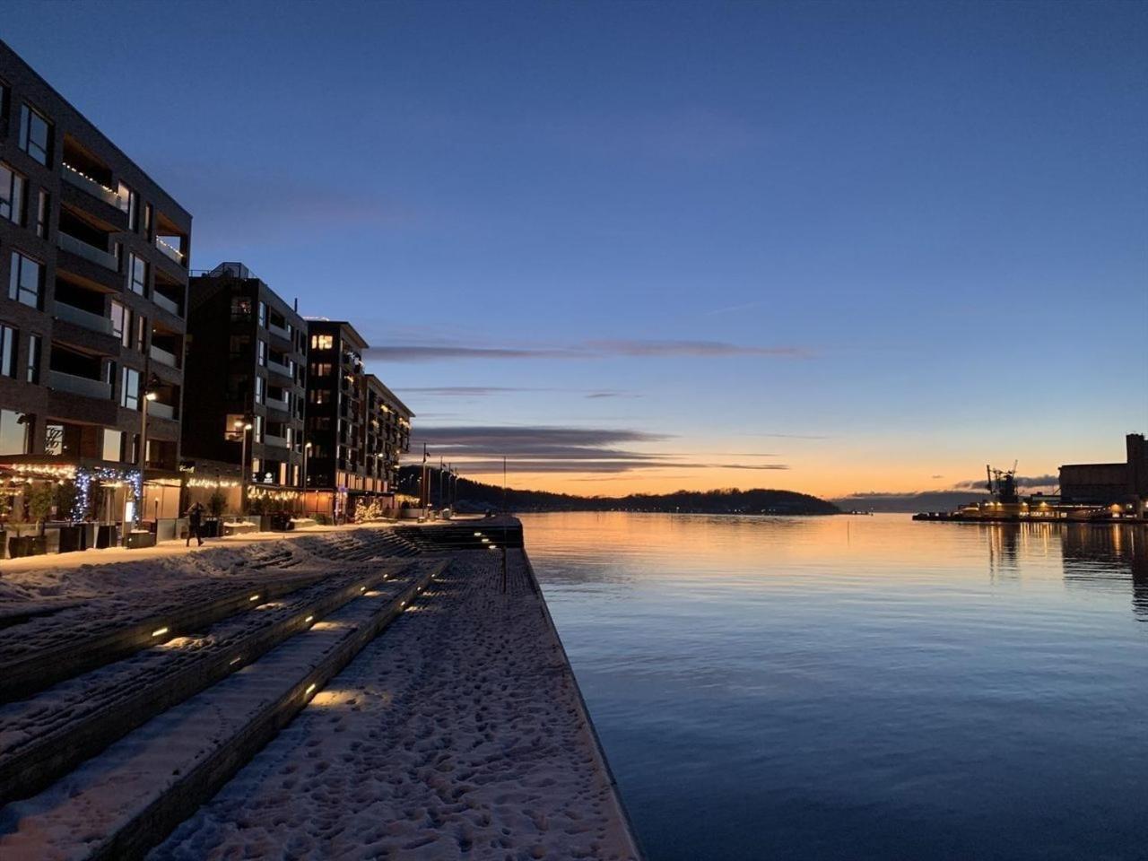 Luxury 2-Bedroom Apartment With Seaview In Oslo City Center Zewnętrze zdjęcie