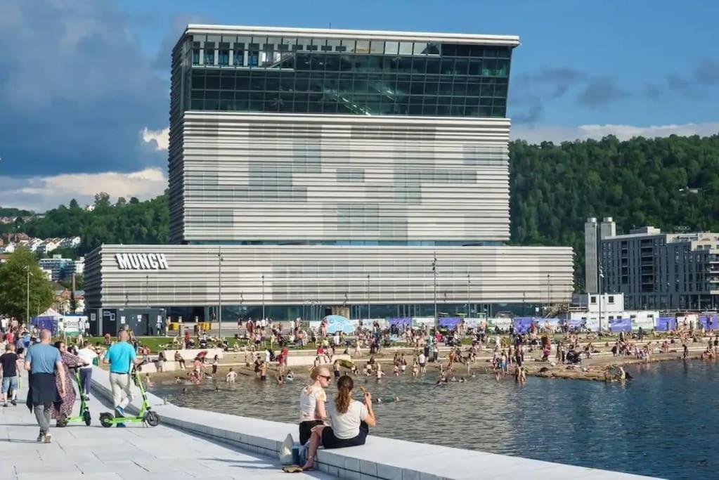 Luxury 2-Bedroom Apartment With Seaview In Oslo City Center Zewnętrze zdjęcie