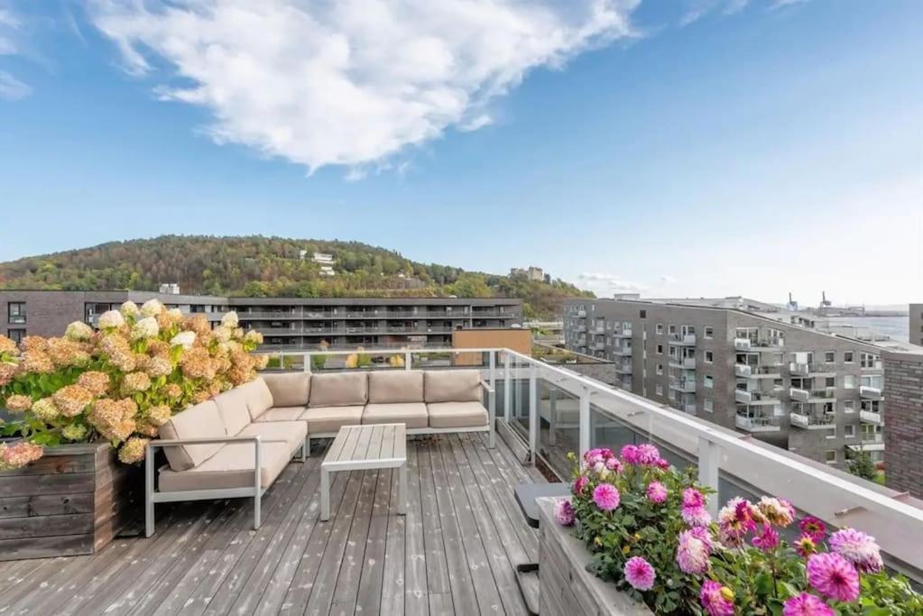 Luxury 2-Bedroom Apartment With Seaview In Oslo City Center Zewnętrze zdjęcie